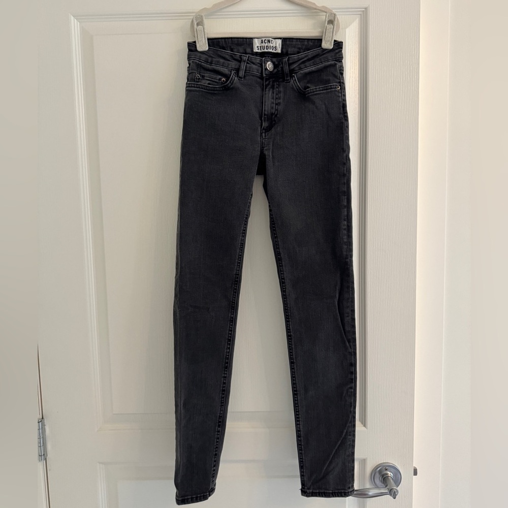 Acne Studios Charcoal Skinny Jeans
